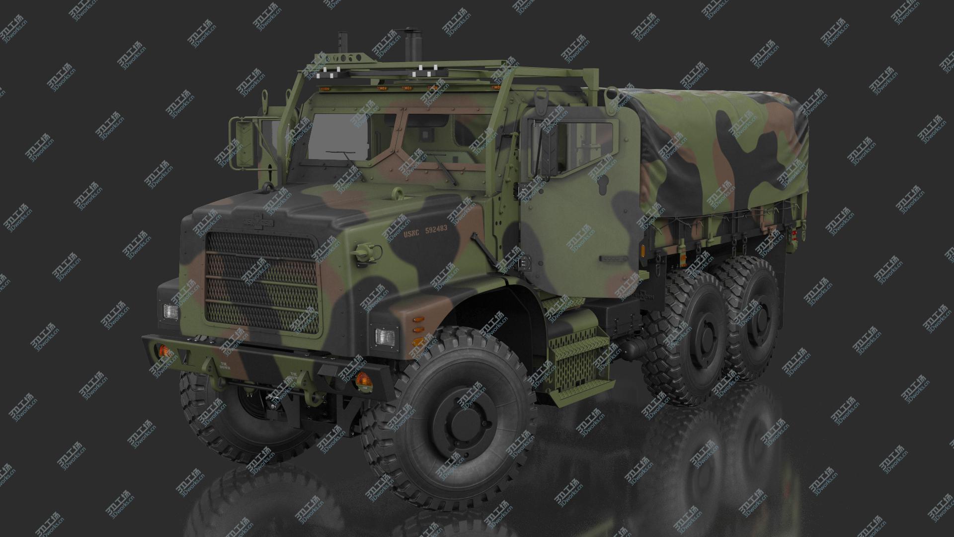 images/goods_img/20210313/3D model OshKosh MTVR MK23 with Tent Rigged/1.jpg